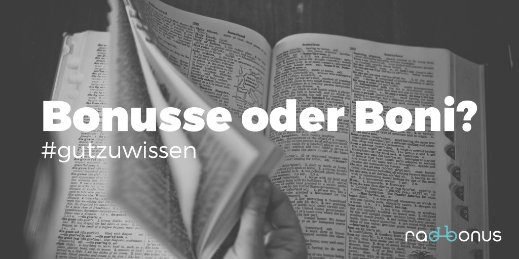 BonuГџe Oder Boni BonuГџe Oder Boni
