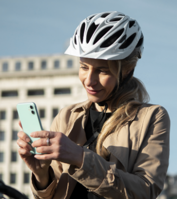 cyclist-woman-checks-section cyclist-woman-checks-section
